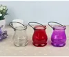 Bouteilles 1pc créatif en verre coloré Vase Flowerpot Home Furonçage Hanging Hydroponic Decorative Artisan JL 064