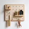 Decorative Figurines Distribution Box Wire-Wrap Board Nordic Ins Wooden Electric Meter Cover Block Shelf Creative Wall Main Gate Decoration