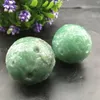 Dekorativa figurer 40mm Natural Aventurine Quartz Sphere Moon Ball Crystal Healing Care- 1pc