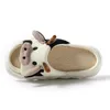 Four Seasons Slifori di lino universale da donna da donna Slide per ragazzi ragazze simpatiche pannelli per interni per bambini bambini morbidi flip non slip 240409