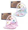 1set Baby Gyms Play Mat Pedal Piano Light Music Musical Toy Activity Kick Fitness Cushion for Born Girls Boys 21080427693117927