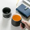 Becher Keramik Holzgriff Becher Office Tasse Tee Filtration Bier von Kaffeetassen Paar Getränke Getränk Original