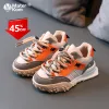 Sneakers storlek 2136 barn casual skor mode elastiska band sneakers för barn pojkar flickor nonslip sportskor för barntränare tenis