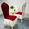 Couvre la chaise de style européen Universal Cover Creat Couring Couring Matching Home Decor Fashion Jacquard Dining Cove