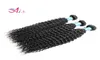 Peruanische brasilianische Haare Kinky Curly Human Hair Webbündel 3PCS Lot malaysisches idianisches menschliches Haar2155319