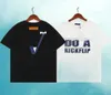 Tasarımcı Men039s T Shirt Tshirt Lüks Klasik Mektup Bir Kickflip Kar Baskı Tshirts Tshirt Kadınlar Basit Sıradan Pamuk Tee 8306266