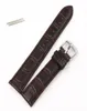 WholeEssential BlackBrown High Quality Soft Sweatband PU Leather Strap Steel Buckle Wrist Watches Band Width18mm 20mm 22mm4094856