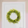 Decorative Flowers Wreath Costura Accesorios Hanging Artificial Floral Home Decore Front Door Adornment Simulation Leaf Plastic Leaves