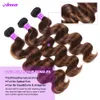 FB 30 Brown Highlight Body Wave ombre colored 1 3 4 paquets Deal Piano Color humain tissage