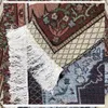 Muzułmański dywan kocowy dywan z frędzlami islamski mat qibla koc przenośny haft haftowy dekoracja 70x110cm 240403