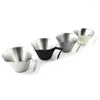 Mugs 100ml Stainless Steel Espresso Bread Coffee Measuring Cup With Handle Anti-rust