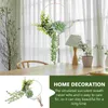 装飾的な花人工緑の植物多肉植物竹リングホームルームショッピングモールウォールデコレーションハンギングガーランドシーンリース植物