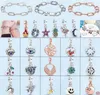 Neue beliebte 925 Sterling Silber Charm Silber Silber ME Serie Bracelet Frauen DIY Juwely Mode Accessoires Geschenk6065344