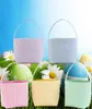 Cesto personalizzato a strisce a strisce festose sacchetti regalo per caramelle pasquali easter oggs secket tote bot festival home decor6485985