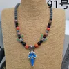 New Mens Shell Patchwork Necklace Turquoise Dolphin Pendant Female Hip-hop Trendy Accessory