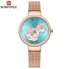 naviforce Wristwatches New NAVIFORCE Rose Gold Women Watches Dress Quartz Watch Ladies with Luxury Box Female Wrist Watch Girl Clock Set for Sale high quality