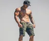 Mens Gym Fitness cotton camouflage shorts Run jogging outdoor sports CalfLength Crossfit Sweatpants Man workout short pants4161538