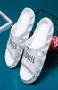 Letter Print Couple White Indoor Slippers Men Soft Comfort Men Platform Slides Casual House Slippers Men Summer chancleta hombre7259550