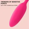 Trådlös rosvibrator kvinnlig leksak med tunga slickande g-spot simulator vaginal boll vibrerande kärlek ägg vuxna sexiga leksaker för kvinnor