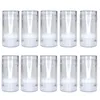 Storage Bottles 10pcs/pack 50ml 75ml Empty Clear Black Deodorant Twist Up Stick Tube Round Bottom Filling Container