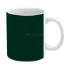 Canecas Ultra Deep Emeald Green-Lowest Preço mais baixo no site caneca branca para amigos e família Creative Presente 11 oz Celenic Ceramic