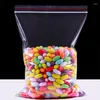 Storage Bags Resealable Plastic Transparent Sealing Bag For Food Cookie Jewelry Gift Kitchen Vacuum Fresh Locking Pouch