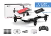 LF606 WIFI FPV RC Fold Drone Quadcopter med 03MP 20MP KAMALE 360 grader roterande utomhusflygplan DHL9512388