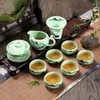 Conjuntos de chá de Teaware Kungfu Conjunto de porcelana chinesa Pintada à mão Gaiwan Copo Acessórios da tigela Chadao Completo na China