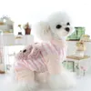 Odzież dla psa Mały kostium zagęszcza ciepło Rompers kombinezon zimowe ubrania szczeniaka pudle Yorkie Bichon Pomeranian Pet Clothing Coat