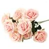 Fleurs décoratives simulation artificielle outils de fleurs de rose ornements pour le bureau du salon