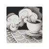 Maty stołowe herbata i odwaga ceramiczne podstawki (kwadratowe) stojak na garnek