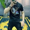 Summer new T-shirt Fashion simple men women round neck casual short sleeve trend Black white tiger pattern half sleeve wholesale clothing letters pure cotton D17