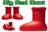 boots Designer womens Astro boy Boot women big red Rain Boot shoes Rainboots Thick Bottom NonSlip knee high Booties Rubber 6941010