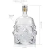 Vinglas Set Storm Trooper Hjälm Whisky Decanter Whisky Glass Cup Vinglas Glasögon Tillbehör Creative Men Gift Bar Party 240408