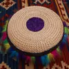 Pillow Handmade Bohemian Style Nordic Stool Straw Futon Tatami Woven