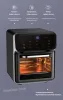 Fryers 12L Большой емкость Smart Electronic Digital Visual Deep Fryer без масла 1350W Многофункциональная часть с сенсорным экраном Fryer