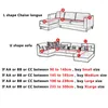 Stol täcker tryckt soffa för vardagsrum elastiskt hörn l form soffa täcker justerbar fåtölj slipcover möbelskydd