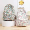 Borse per la scuola Donne Elegante Backpack Laptop Backpack di grande capacità Floral Casual Multifunction Knappack Student Bag Travel