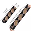 Herrensocken lustige glückliche Hyäne Retro Harajuku Fursona Hip Hop Neuheit Seamless Crew Crazy Sockengeschenk gedruckt