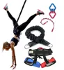 Beş parçalı elbise hava bungee dans grubu egzersiz fitness antigravity yoga direnç eğitmeni direnç band eğitim kit5459765