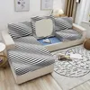 Chair Covers Geometric Pattern Sofa Seat Cushion Cover Stretch Polyester Fabric Pets Kids Case For Living Room