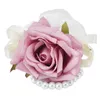 Fleurs décoratives Bridesmaid Bridal Fleur Fleur Bracelet Corsage artificiel pour décoration d'anniversaire de mariage