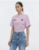 Women's T Shirts Cotton Tee For Women Sky Blue Color Summer Short Sleeves T-Shirt Preppy Teens Oversize Pulls Crop Tops Clothing