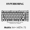 Aksesuarlar Matrix IM+ Meta 75 Klavye PC FR4 Alüminyum Pirinç Plaka