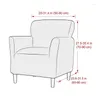 椅子はシングルアームレストソファカバーソリッドカラーエラスティックアームチェア防水分離可能なスリップカバーソフトシーター