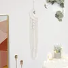 Dekorativa figurer Boho Dream Catcher Wall Hanging Decoration Bohemian Handmade Pendant Elegant Moon Tassel för sovrummet