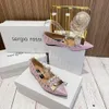 2024 con designer box sandals di lusso femminile sandalo estivo sandalo per matrimoni pannelli piatti piatto sandali alla moda donna gai piatti dimensioni 36-41