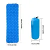 Padons Camping Mat Ultralight Portable Portable Sleeping Mattress lit pour extérieur Colchoneta Camping Luchtbed Opblaasbaar Sleeping Pad Beach Mat