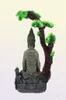 Смоловое украшение Zen Figure изысканное антикварное уникальное творческое аквариум будда украшения 8853416