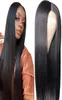 4x13 Silky Straight Brazilian Virgin Hair Human Hair Lace Front Wigs Density Natural Color7047802